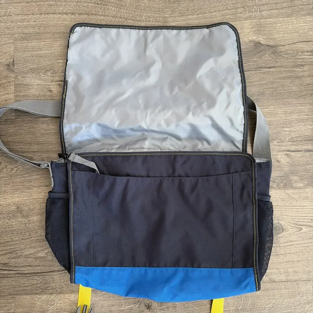 Lands End Kids Laptop Messenger Bag Blue 15